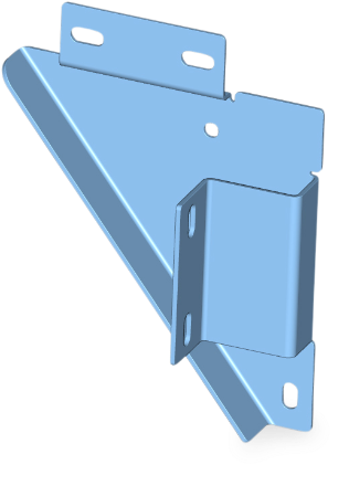 Support plate for A series, right