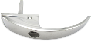 Handle, lockable L=52 mm (no lock cylinder)