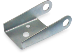 Bolt-on bracket, galvanised 60 mm