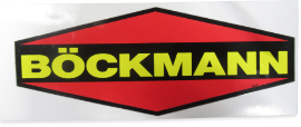 Sticker, Böckmann ruit 300x130 mm