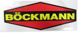 Sticker, Böckmann ruit 300x130 mm