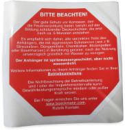 Sticker -Good protection- 3M German