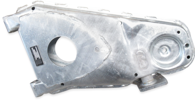 Trailing arm front left/rear right for Horsetrailer 2,7 to