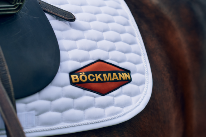 Saddle pad dressage in blue