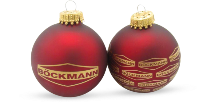 Kerstbal set Böckmann (2 stuks)