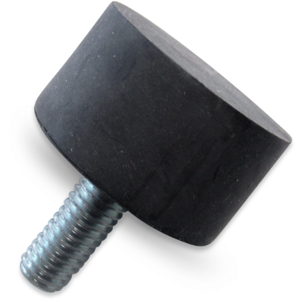 Anti-vibration buffer 30x17 mm with threaded pin M8