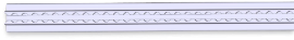 Airline rail for load securing