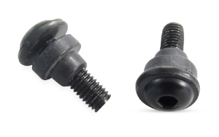 Screws window glass M5x16 A2 black