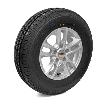 Roue 185 R 14 C 8PR 104N, jante alu