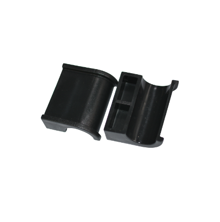 Plastic housing for fastening-shell espagnolette