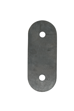 Metal sheet floor piece securing peg