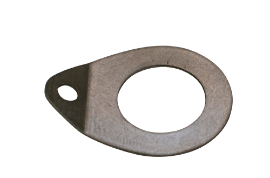 Holding plate for safety chain