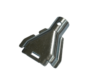 Half-shell brake cable guide for wheel brake