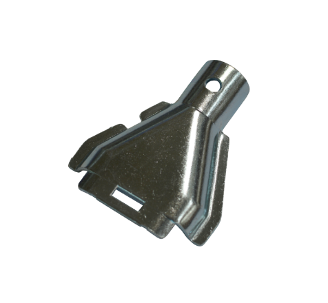 Half-shell brake cable guide for wheel brake