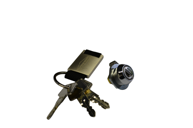 Kit of lock cylinder for locking gear