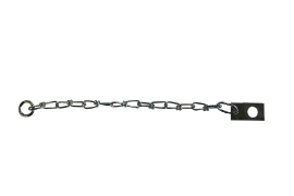 Safety chain 240 mm with 3 mm ring galv.