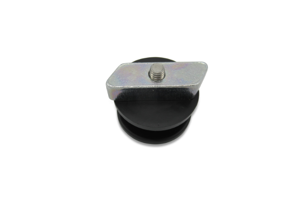 Oval button incl. sliding block