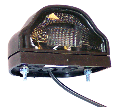 Licence plate light with cable 800mm DC-system