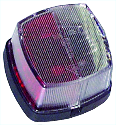 Marker light white/red