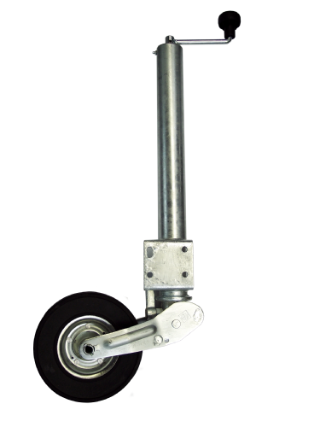 Jockey wheel automatic with wide wheel