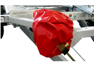 Cover hood for mechanic rope winch