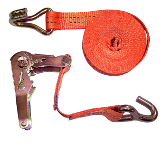 Lashing belt 6000x35 with pawl and hook LC 1000/2000daN with logo