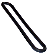 Rubber tension ring black 200 mm