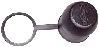 Protective cap for trailer coupling