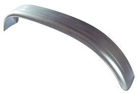 Sheet-metal mudguard, right